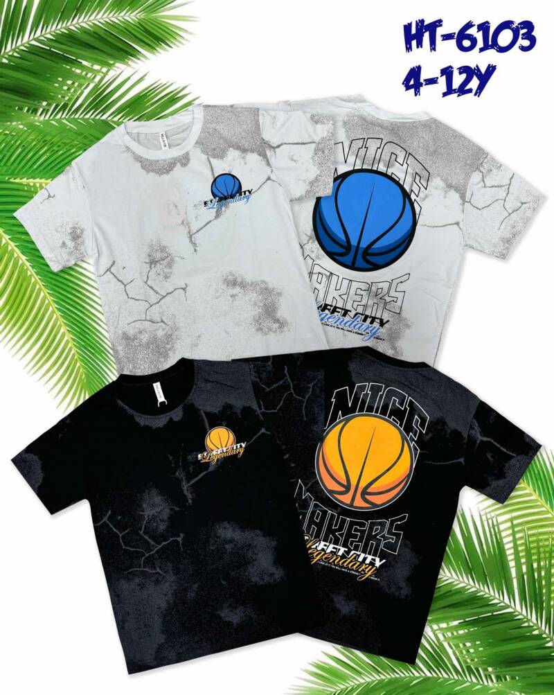 Bluzka chłopięce. Roz 4-12. Mix Kolor Paczka 5 szt. 1